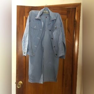 Amy’s closet light blue jacket and pant set both size 6